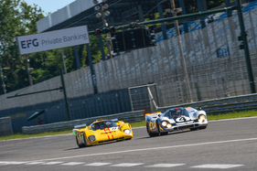 Bild Kämpften im ersten Rennen um den Sieg - Ferrari 512 M und Porsche 917 - Monza Historic 2017 - CER1 (Classic Endurance Racing)