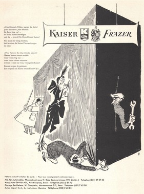 Kaiser  (1950) - Werbung aus dem Jahre 1950 - mit Frazer