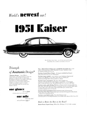 Kaiser Deluxe (1951) - Werbeillustration