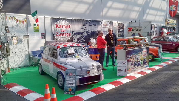 Battle of the Dwarves stand at the Techno Classica in Essen 2019