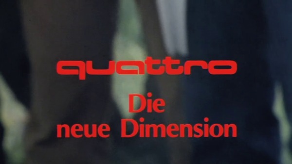Kapitel «Die neue Dimension» - Standbild aus dem Film "Quattro Jahre" von Helmut Deimel