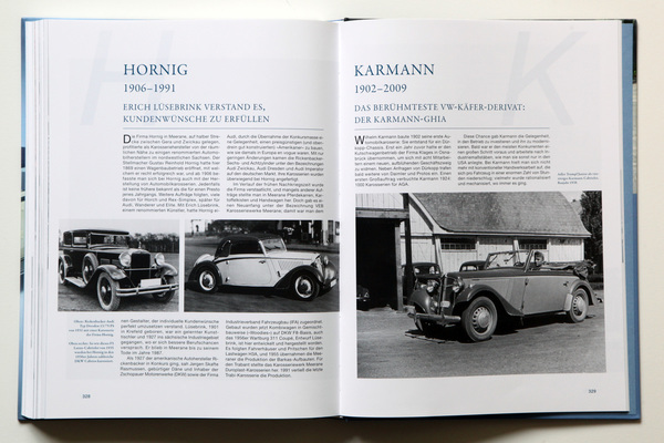Karosseriebauer Hornig und Karmann - Buch "Vergessene Autos - Erloschene deutsche Marken"