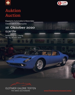 Katalog Oldtimer Galerie Toffen Herbstversteigerung vom 17. Oktober 2020