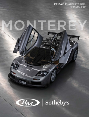 Catalog RM/Sotheby's Monterey Auction 2019