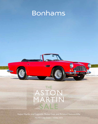 Katalog-Titelblatt Bonhams Aston Martin Versteigerung 2019