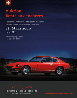 Katalog Versteigerung der Oldtimer Galerie in Toffen am 28. März 2020