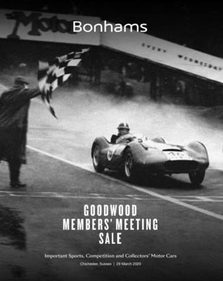 Katalog der Bonhams Versteigerung am Goodwood Members Meeting vom 29. März 2020