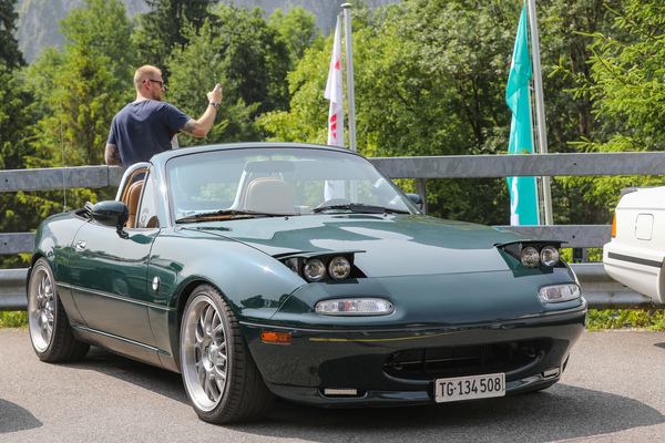 Kaum ein Exemplar des Mazda MX5 ist im Originalzustand - Youngtimer Stockental 2025