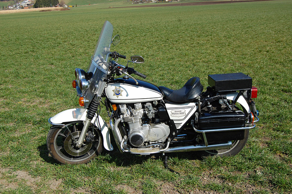 Bild: Kawasaki KZ 1000 C Police (1980) - angeboten an der Versteigerung der Oldtimer Galerie anlässlich der Dolder Classics am 7. Juni 2014