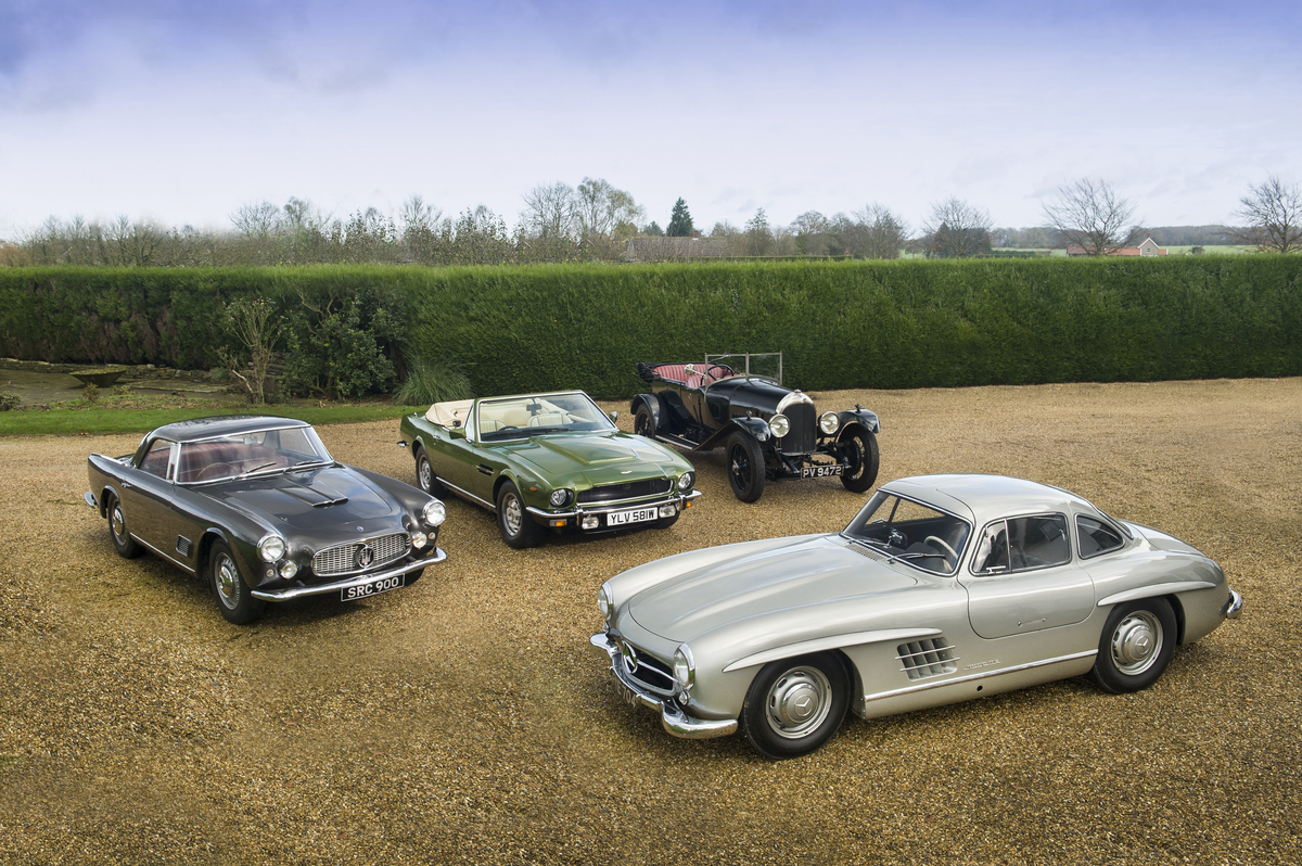 Kingsley Curtis Collection mit Mercedes-Benz 300 SL von 1955 - angeboten an der Goodwood Members Meeting Versteigerung von Bonhams am 20. März 2016