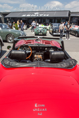Klar beschriftet - Jaguar Meet Ace Cafe Juni 2020