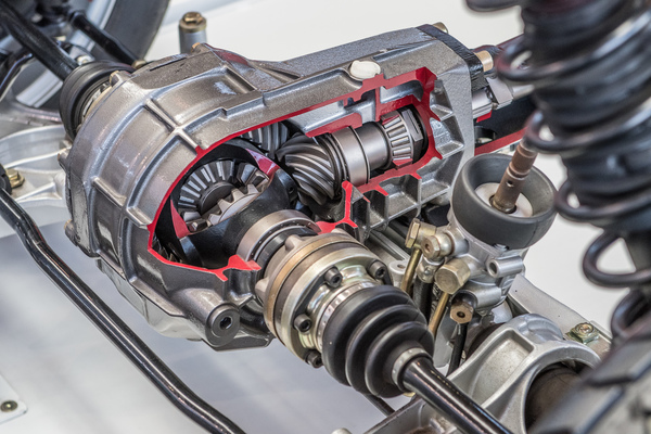 Klare Sicht ins Differential - Motorworld Classics Bodensee 2018