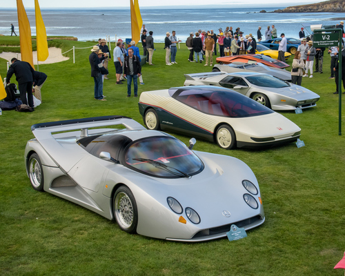 Klasse V-2 Wedge-Shaped Concept Cars & Prototypes Late beim Pebble Beach Concours d'Elegance 2024