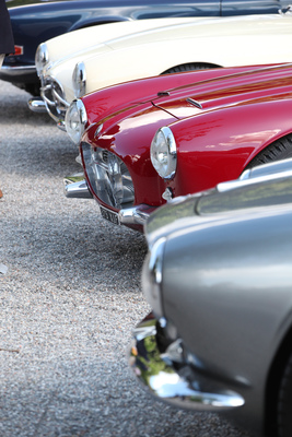 Schöne Sportwagen geben sich ein Stelldichein