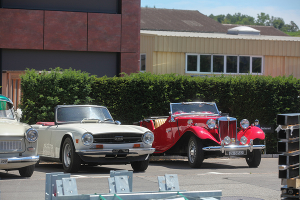 Klassiker aus Ostdeutschland (Trabant) und England (Triumph und MG) - Autohalle Sunday Classics Juni 2022