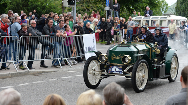 Klassikwelt Bodensee - Dampfwagen Stanlley an der Klassiker-Parade