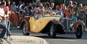 Klassikwelt Bodensee - SS Jaguar an der Klassiker-Parade