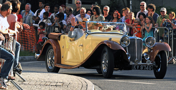 Bild: Klassikwelt Bodensee - SS Jaguar an der Klassiker-Parade