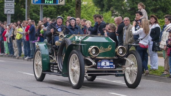 Bild: Klassikwelt Bodensee - Stanley Steamer Dampfwagen an der Klassiker-Parade