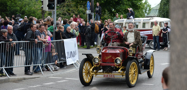 Klassikwelt Bodensee - Stanley Steamer at the classic car parade