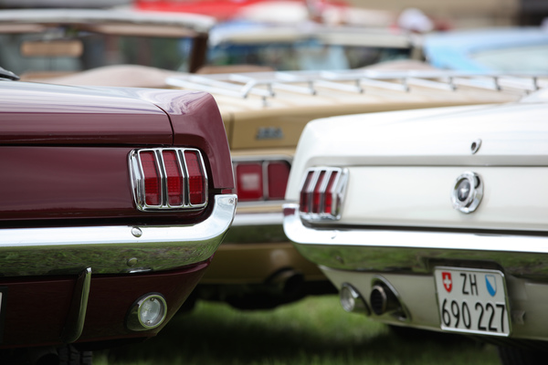 Klassische Mustang-Hintern - Mustang & Shelby Meeting 2017 in Zug