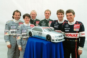 Klaus Ludwig, Ellen Lohr, Kurt Thiim, Jörg van Ommen, Bernd Schneider und Roland Asch (1993)