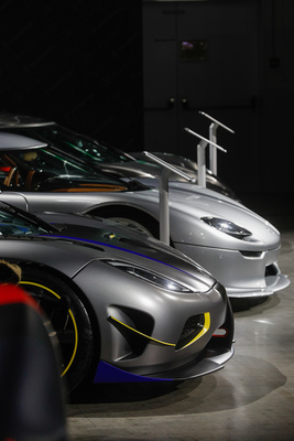 Koenigsegg-Auslage - 38. Auto Zürich 2025