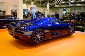 Koenigsegg CCX (2006) in der Sonderausstellung "Supersports Cars" der Essen Motor Show 2019.