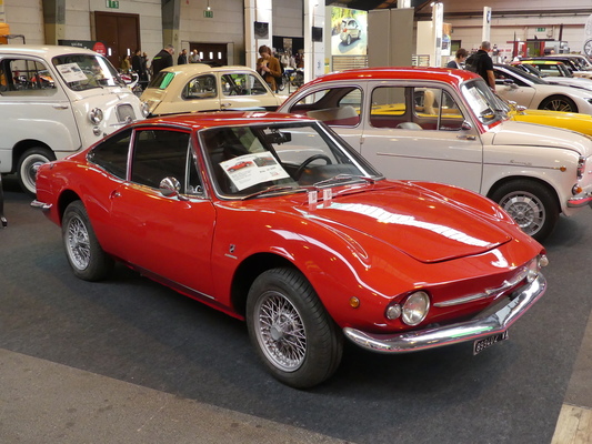 Kompakter Italiener Moretti (Fiat) 850 Sport - Salon Auto-Moto-Classic Strasbourg 2018