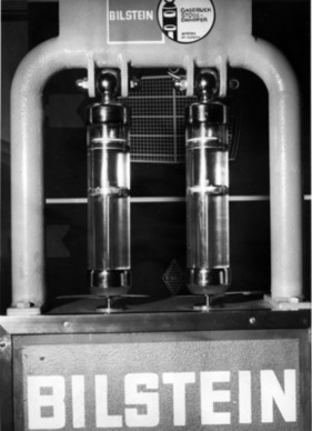 Konstruktionselemente - Gasdruck-Stossdämpfer von Bilstein - Genfer Autosalon 1968