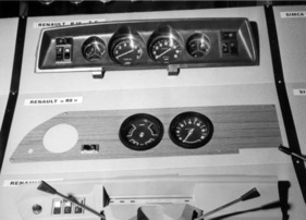Konstruktionselemente - Jaeger zeigt Armaturenbretter für französische Personenwagen - Genfer Autosalon 1968