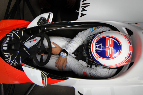 Konzentration im McLaren vor dem Start - Goodwood Festival of Speed 2016