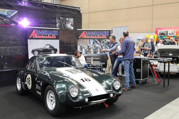 Kraftstrotzender TVR auf dem Stand von Eggimann - Swiss Classic World Luzern 2019