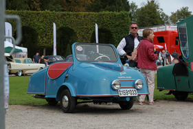 Kroboth Allwetterroller (1955) - 9,5 PS reichten für 80 km/h - Classic-Gala Schwetzingen 2020