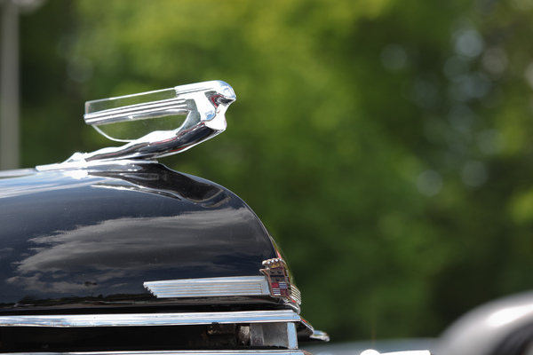 Kühlerfigur eines Cadillac von 1938 - Dolder Classics Mai 2015