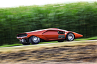 Kupfer-Hammer: der einmalige Bertone/Lancia Stratos Zero in seltener Fahrt
