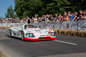 Bild Kurt Ahrens unterwegs im Porsche 936/81 (1981) - anlässlich der Sonderveranstaltung "Le Mans @ Zuffenhausen" im Porsche-Museum am 13./14. Juni 2015