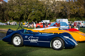 Kurtis Kraft Streamliner Indycar (1959) - neben dem Golden Rod - Amelia Island Concours d'Elégance 2017