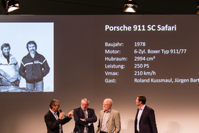 Kussmaul und Barth erzählen vom Porsche 911 SC Safari (1978) - an der Porsche Sound Nacht 2014