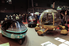 L'Automodule  (1968) - aus einem Science Fiction Film des Jahrees 1970, entwickelt von Philippe Charbonneaux - Rétromobile Paris 2016