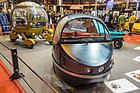 L'ellipsis  (1970) - Zukunftsfahrzeug von Philippe Charbonneaux mit Blick auf die Unfallsicherheit gebaut, mit einem VW-1600-ccm-Motor ausgerüstet - Rétromobile Paris 2016