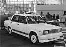 Lada (1985) - die aktuelle Palette zeigt Mühe mit den Schweizer Umweltvorschriften - Genfer Automobilsalon 1985