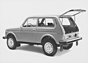 Lada Niva (1978) – Klappe auf (© Archiv Automobil Revue) Lada Niva (1978) – Klappe auf (© Archiv Automobil Revue)