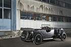 Lagonda 14/60 HP 2 Litre Tourer (1931) - Reserverad hinten aufgeschnallt