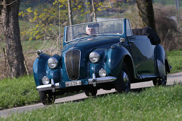 Image: Lagonda 2 1/2 Litre Tickford Drophead Coupé (1949) - at full speed