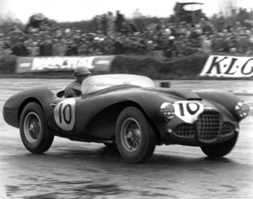 Lagonda DP115 (1954) - bei einem Rennen in Silverstone Lagonda DP115 (1954) - bei einem Rennen in Silverstone
