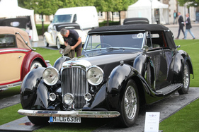Lagonda LG6 DHC (1938) - mit Nummer B5 im Concours d'Elégance an der Schloss Bensberg Classics 2015