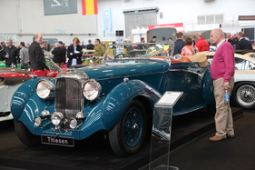 Lagonda LG6 Rapide (1938) - Pebble Beach Winner auf dem Stand von Thiesen - Techno Classica 2016