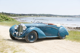 Bild Lagonda LG6 Rapide Drophead Coupe (1939) - als Lot 31 an der Bonhams Versteigerung der Frederiksen-Sammlung in Dänemark am 26. September 2015