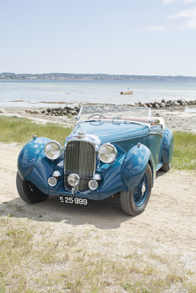 Lagonda LG6 Rapide Drophead Coupe (1939) - als Lot 31 an der Bonhams Versteigerung der Frederiksen-Sammlung in Dänemark am 26. September 2015